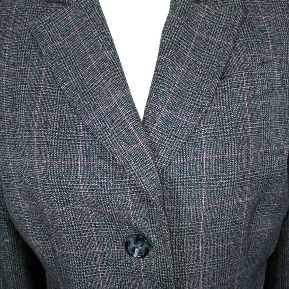 WILLI SMITH BLAZER SZ.6 EUC GRAY & PINK - Picture 3 of 7